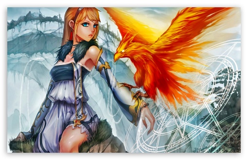 Download Summon Phoenix UltraHD Wallpaper