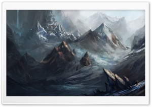 Mountain City Painting
