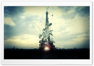 Abstract Tower Eiffel