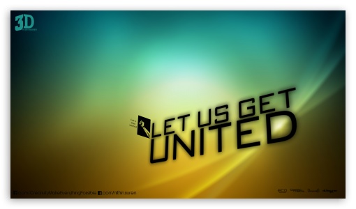 Download Lets Get United UltraHD Wallpaper