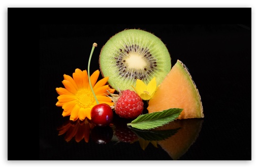 Download Fresh Fruits Minimalist UltraHD Wallpaper