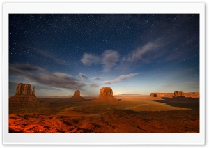Starry Sky, Monument Valley,...
