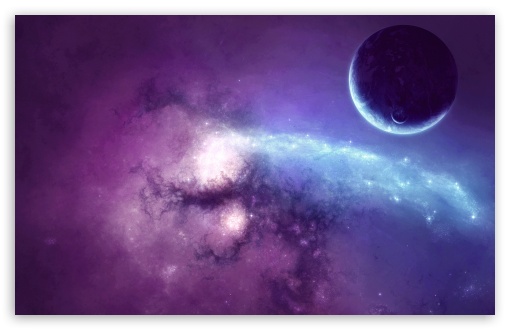 Download Purple Nebula UltraHD Wallpaper