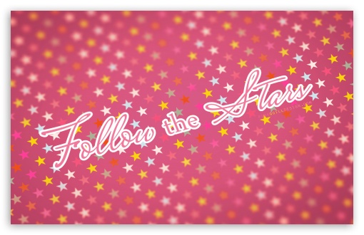 Download Follow The Stars Pink UltraHD Wallpaper