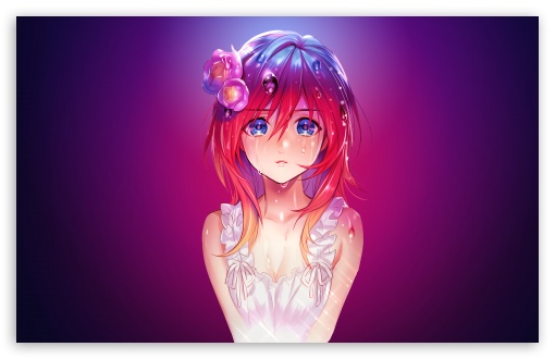 Download Sad Anime Girl UltraHD Wallpaper