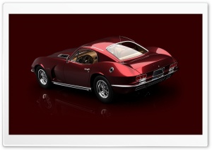 3D Red 1967 Dodge Viper 1