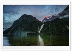 Waterfall In New Zealand