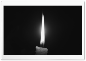 Candle Light-Grayscale