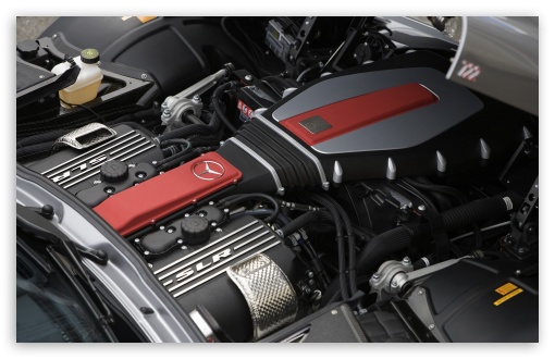 Download Mercedes Engine UltraHD Wallpaper