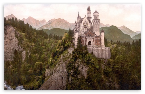 Download Neuschwanstein Castle, Bavaria, Germany UltraHD Wallpaper