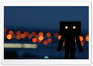 Little Robot Enjoying A Night...