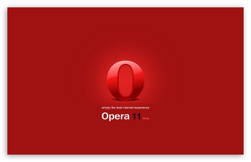 Download Opera 11 Beta UltraHD Wallpaper