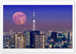Moon Over Tokyo, Japan