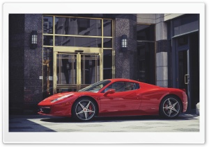 Red Ferrari Italia