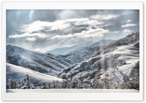 Mountain Winter Scenery, HDR