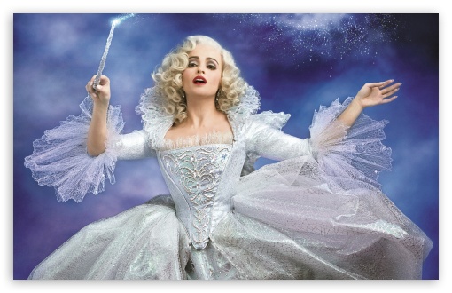 Download Cinderella 2015 Fairy Godmother UltraHD Wallpaper