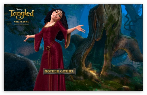 Download Tangled Mother Gothel UltraHD Wallpaper