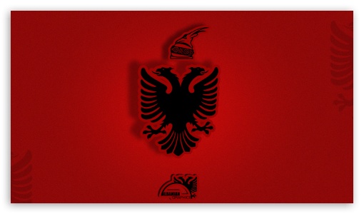 Download Albanian Flag UltraHD Wallpaper