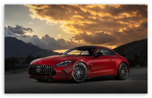 Download Red Mercedes-Benz AMG GT Car UltraHD Wallpaper