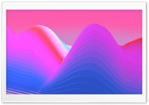 Abstract Color Wave Background