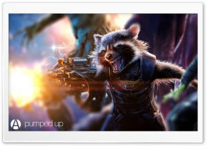 Rocket Raccoon Pumped Up by...
