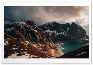 Mountains, Lofoten Islands,...