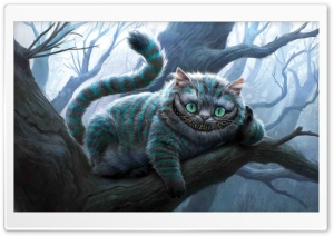 Cheshire Cat Artwork, Alice...