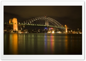 Sydney Harbour Bridge At Night