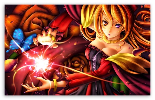 Download Anime Witch UltraHD Wallpaper
