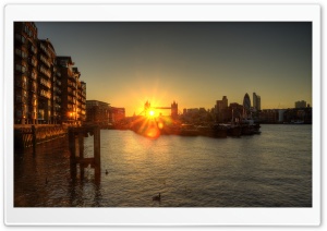 Tower Bridge Sunset HDR