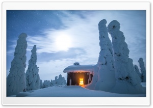 Wilderness Hut, Winter,...