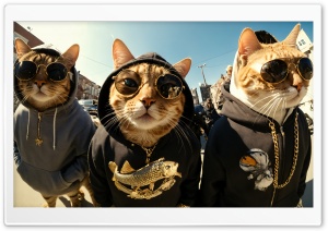 Gangsta Cats Thug Life