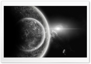 Planets In Black And White