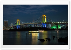 Rainbow Bridge with Ships