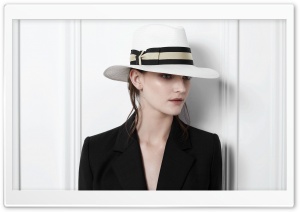 Girl White Panama Hat