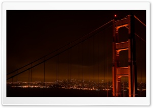 Golden Gate At Night