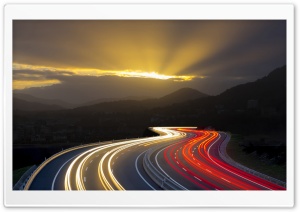 Highway Long Exposure Light...