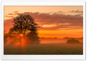 Countryside Morning Sunrise