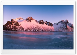 Pink Sunrise, Vestrahorn...