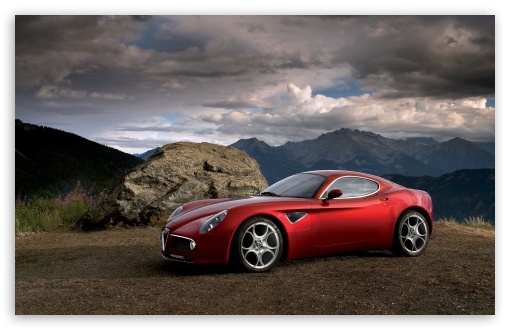 Download Alfa Romeo 8C Competizione UltraHD Wallpaper