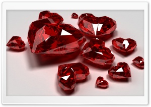 Red Diamond Hearts