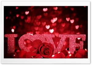 Red Love Background