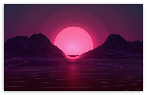 Download Synthwave Background UltraHD