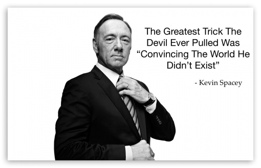 Download Kevin Spacey Quote From The Usual Suspect Movie UltraHD Wallpaper