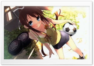Anime Football Girl