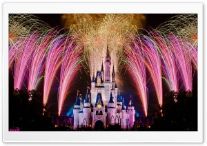 Fireworks Over Cinderella Castle