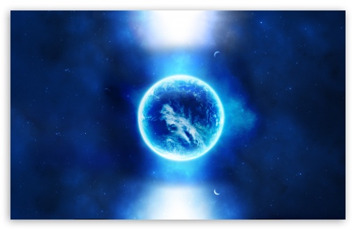 Download Blue Earth UltraHD Wallpaper
