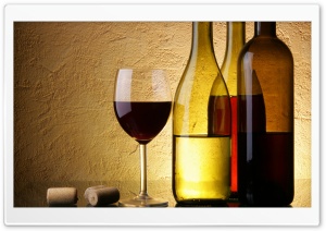 Wine Bottles And Glasses