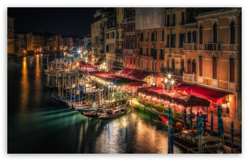Download Canal Grande, Venice, Italy UltraHD Wallpaper
