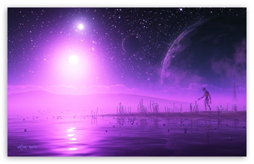 Download Purple Univers UltraHD Wallpaper